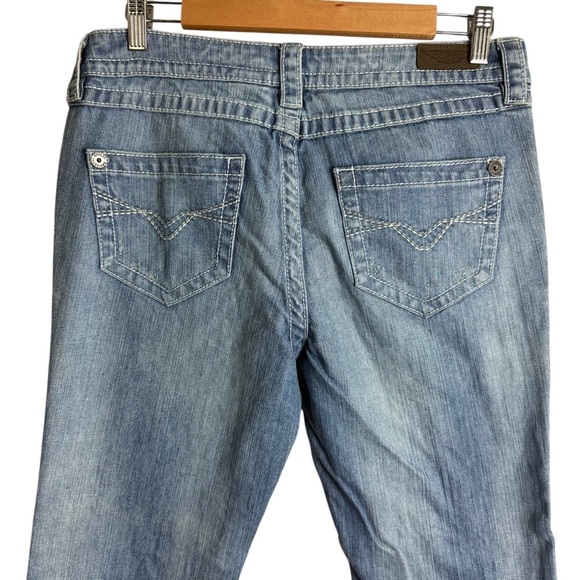 Harley Davidson Light Wash Bootcut Jeans Women’s Size 10 Tall - Picture 7 of 8